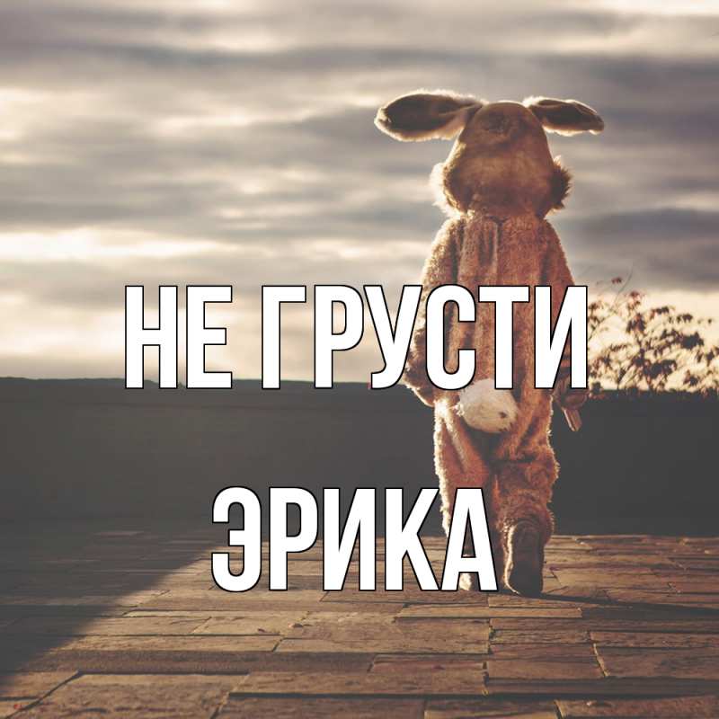 Картинка Не грусти, Эрика