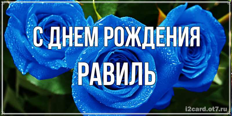 Картинка С днем рождения, Равиль