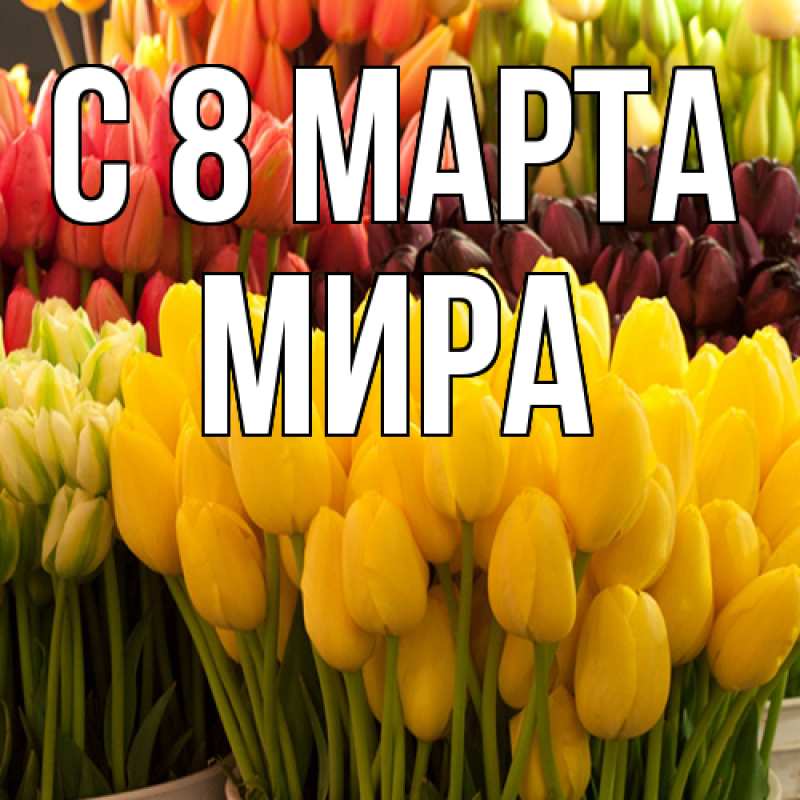 Картинка C 8 МАРТА, Мира