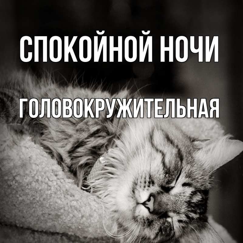 Картинка Спокойной ночи, Головокружительная