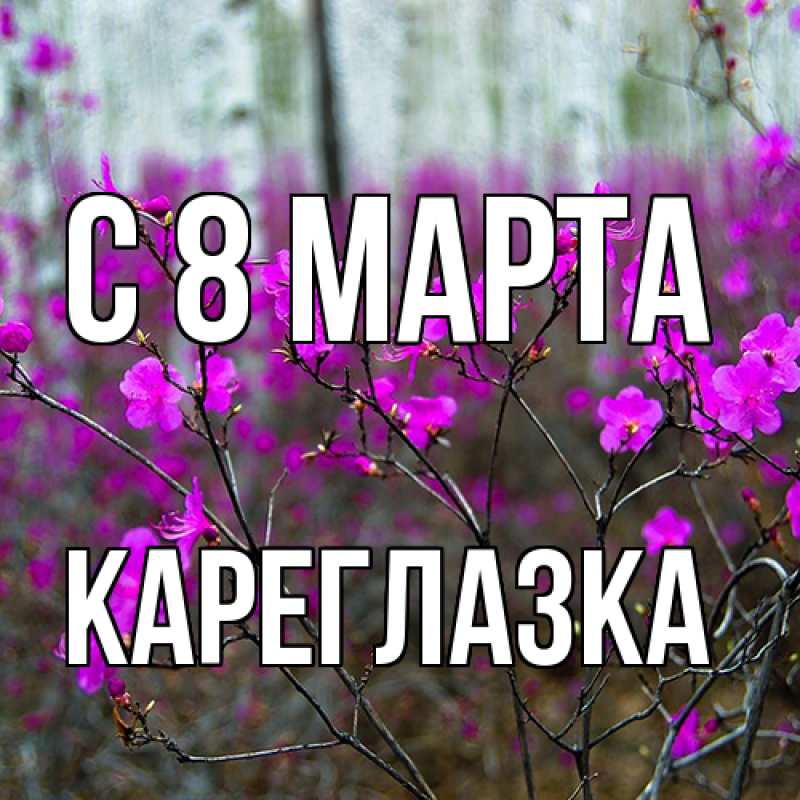 Картинка C 8 МАРТА, кареглазка