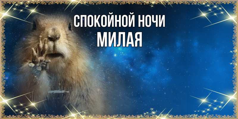 Картинка Спокойной ночи, Милая