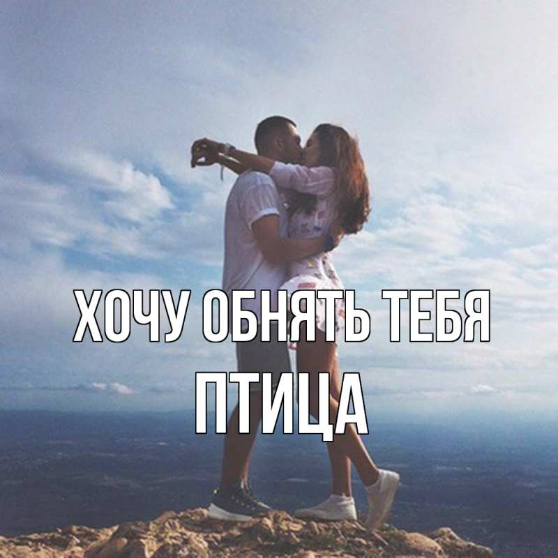 Картинка Хочу обнять тебя, Птица