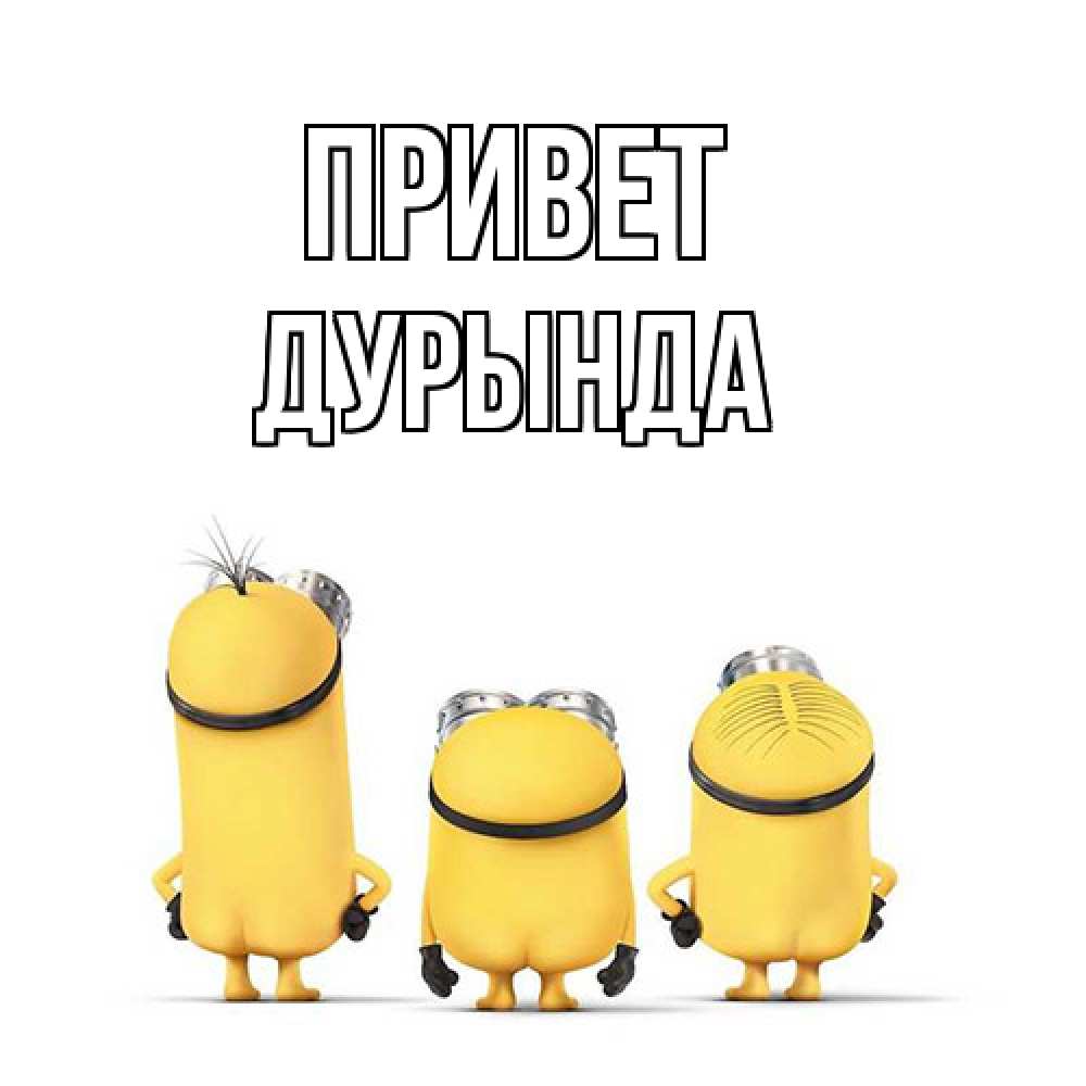 Открытка на каждый день с именем, Дурында Привет приветики Прикольная открытка с пожеланием онлайн скачать бесплатно 