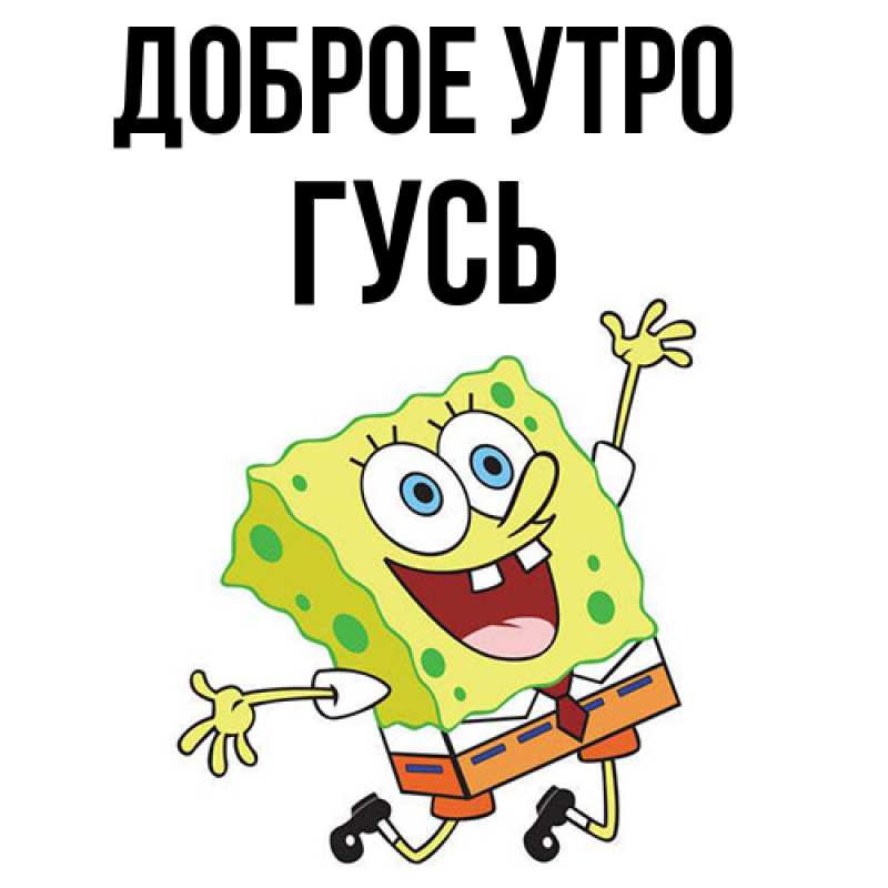 Картинка Доброе утро, Гусь