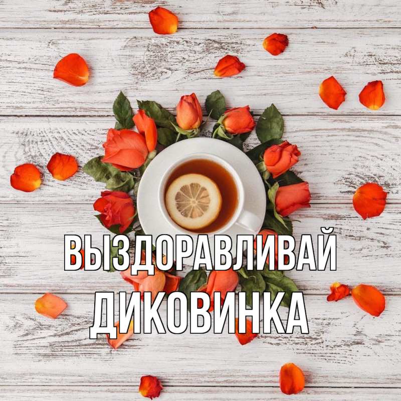 Картинка Выздоравливай, Диковинка