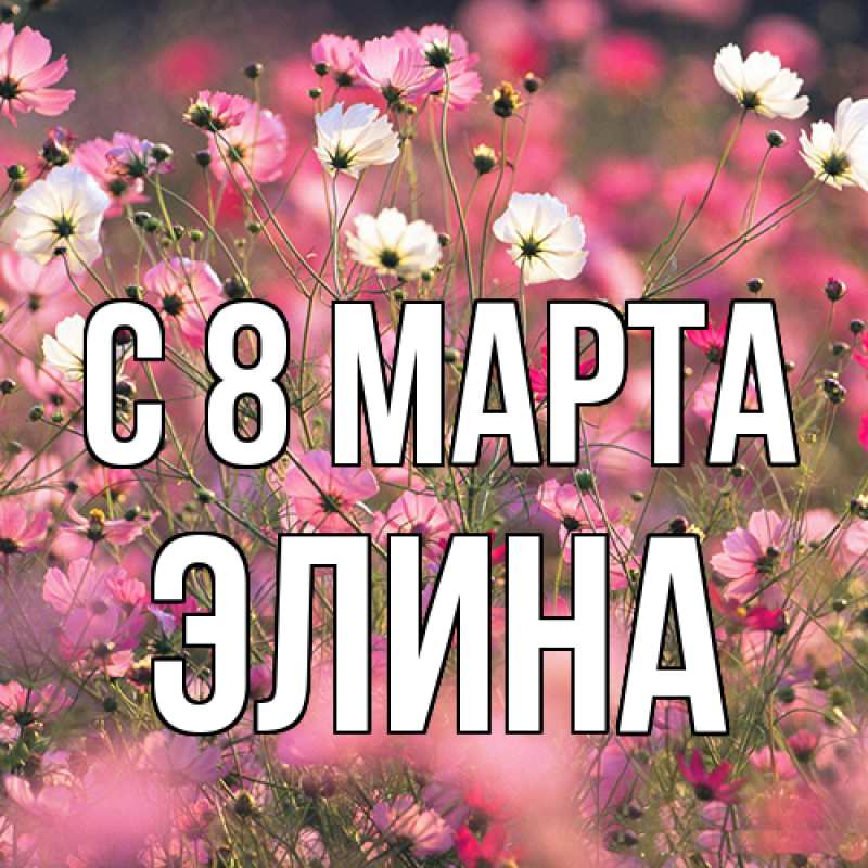 Картинка C 8 МАРТА, Элина