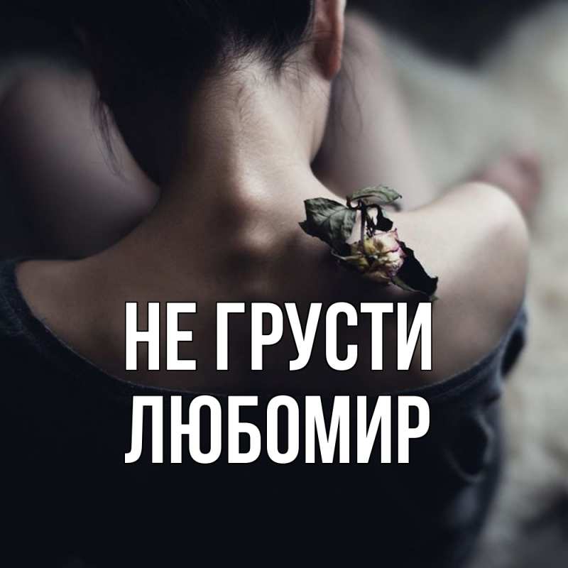 Картинка Не грусти, Любомир