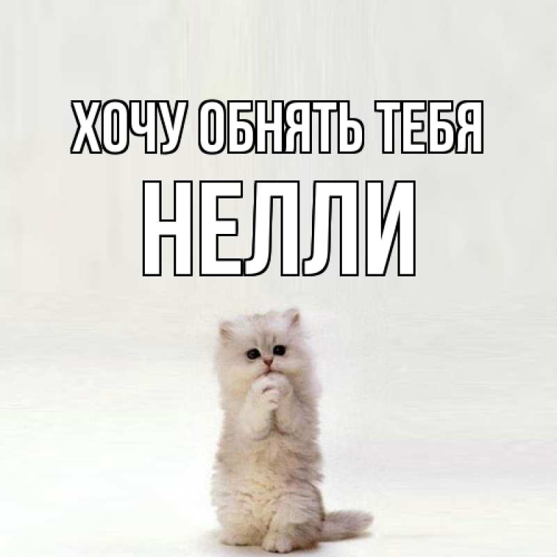 Картинка Хочу обнять тебя, Нелли