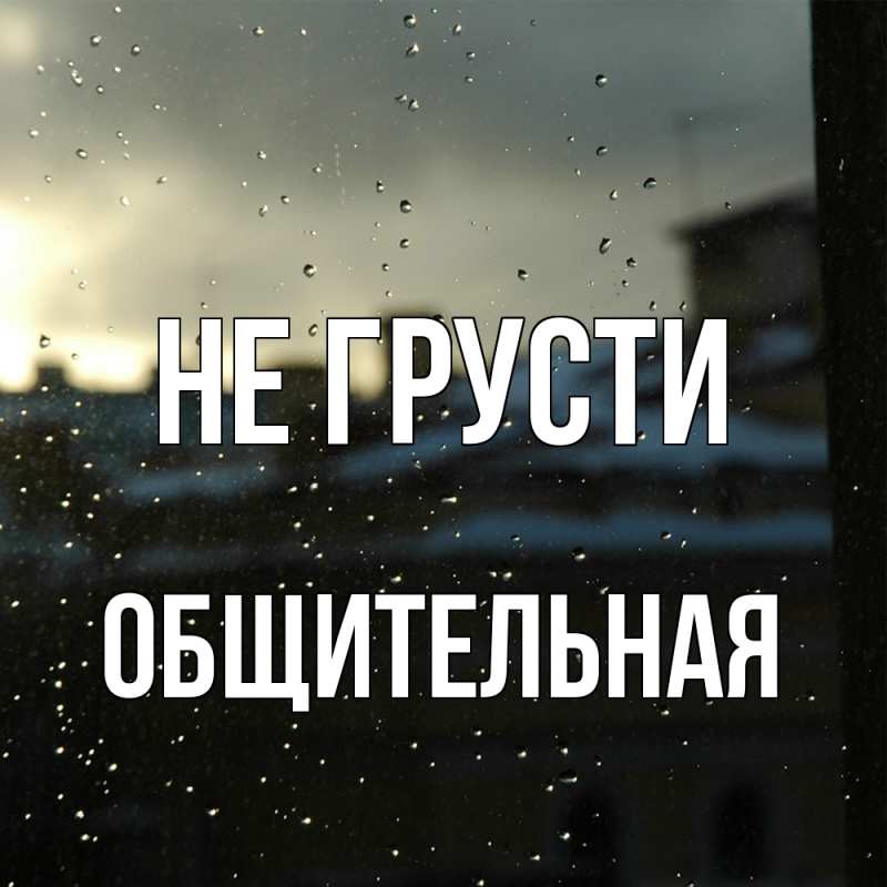 Картинка Не грусти, Общительная