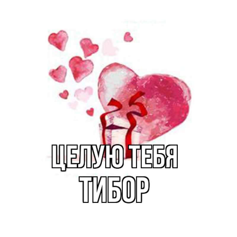 Картинка Целую тебя, Тибор