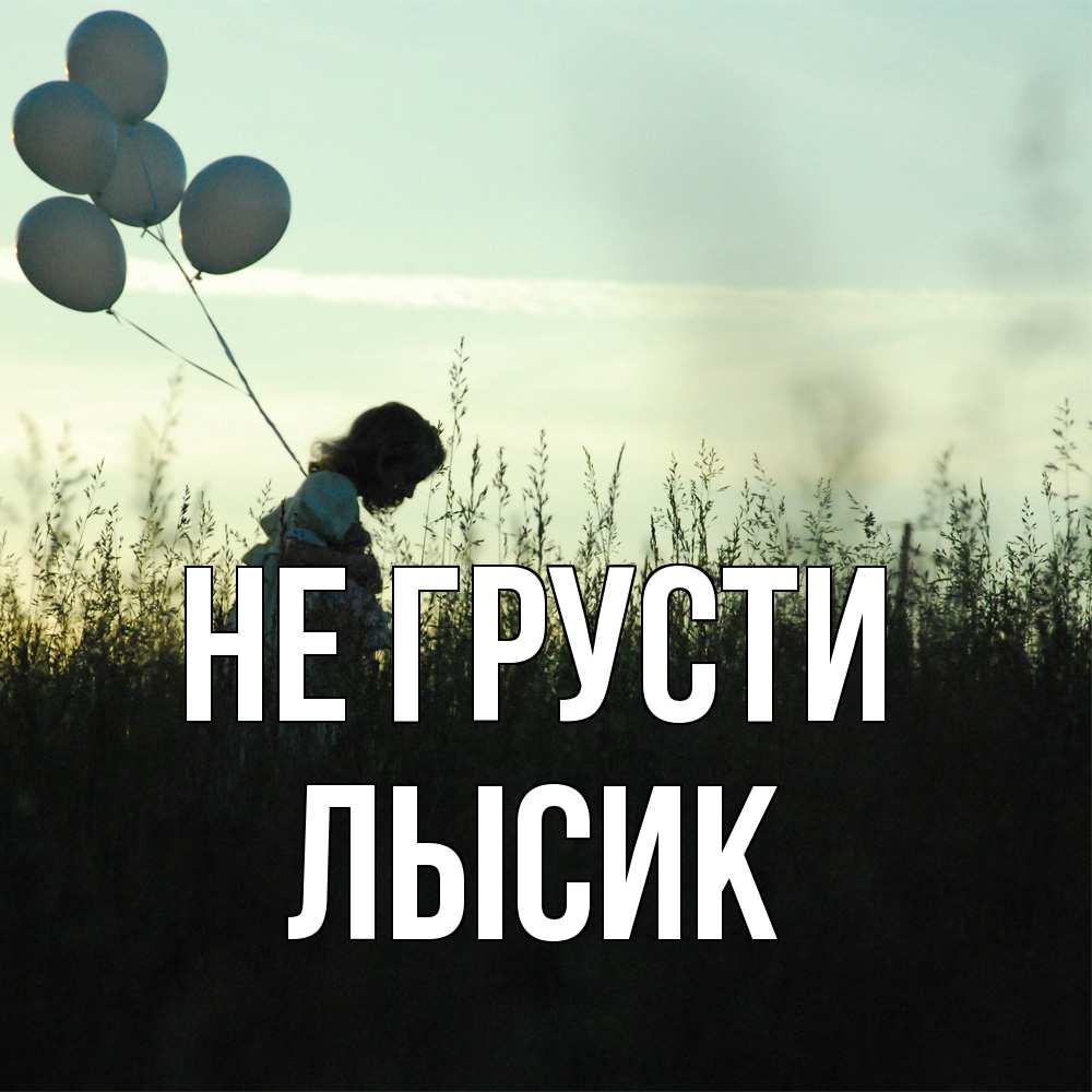 Открытка на каждый день с именем, Лысик Не грусти ребенок Прикольная открытка с пожеланием онлайн скачать бесплатно 