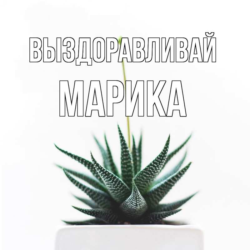 Картинка Выздоравливай, Марика