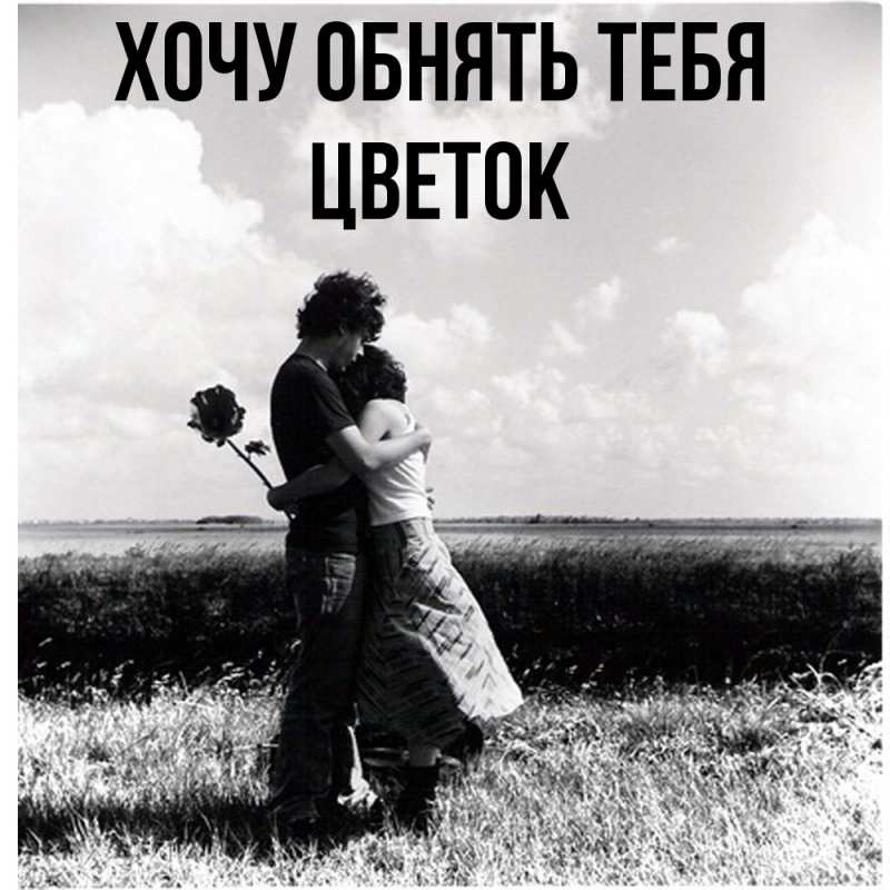 Картинка Хочу обнять тебя, Цветок