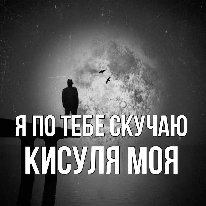 Картинка Я по тебе скучаю, Кисуля моя