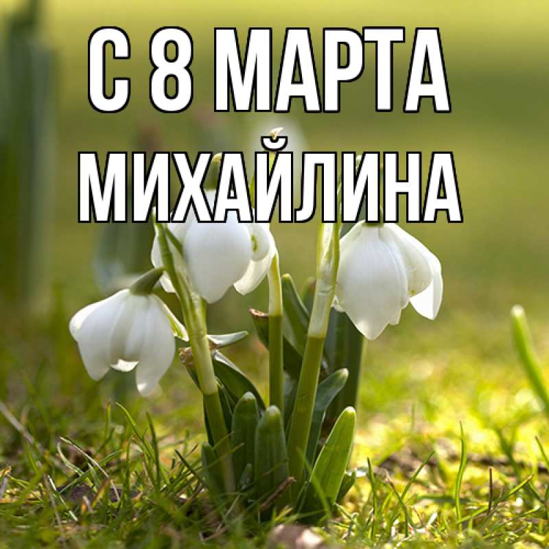 Картинка C 8 МАРТА, Михайлина