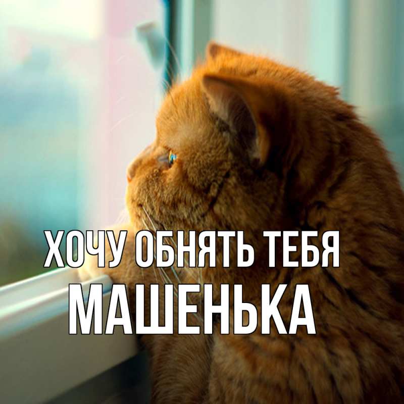 Картинка Хочу обнять тебя, Машенька