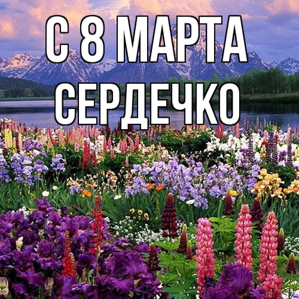 Открытка на каждый день с именем, сердечко C 8 МАРТА международный женский день Прикольная открытка с пожеланием онлайн скачать бесплатно 