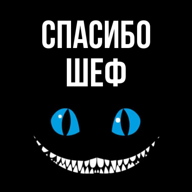 Картинка Спасибо, Шеф