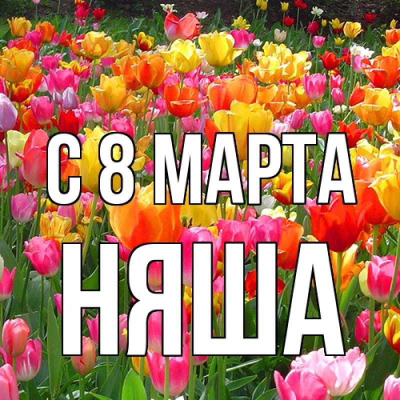 Картинка C 8 МАРТА, няша