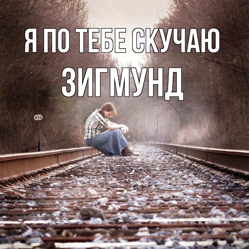 Картинка Я по тебе скучаю, Зигмунд