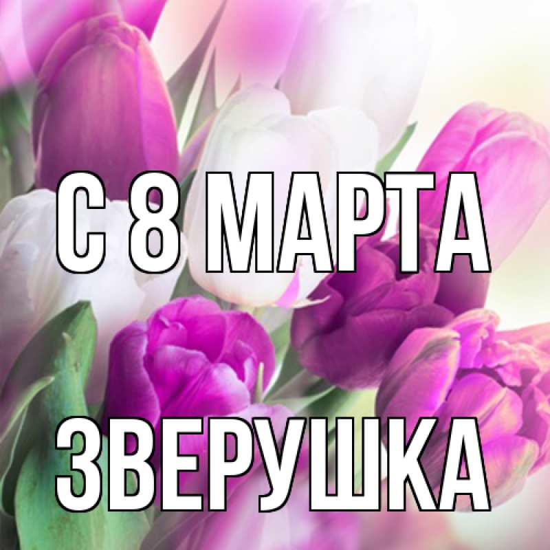 Картинка C 8 МАРТА, Зверушка
