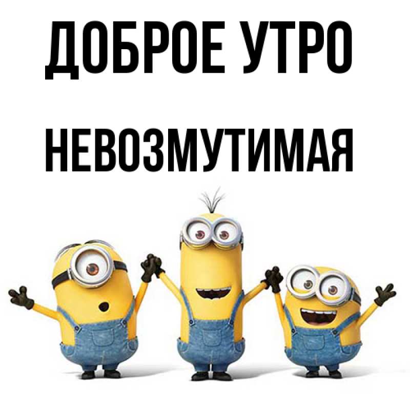 Картинка Доброе утро, Невозмутимая