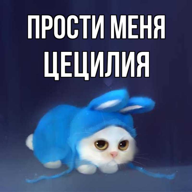 Картинка Прости меня, Цецилия