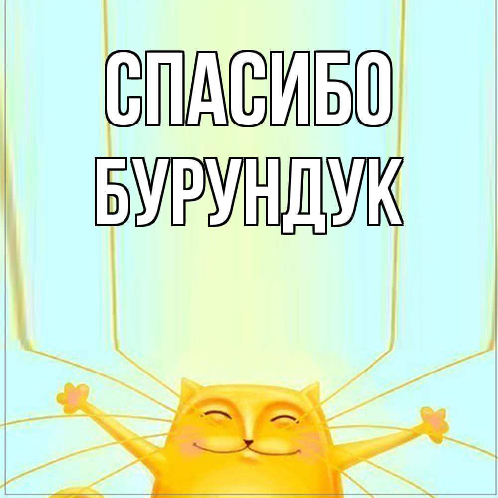 Открытка на каждый день с именем, Бурундук Спасибо кот с усами благодарит Прикольная открытка с пожеланием онлайн скачать бесплатно 