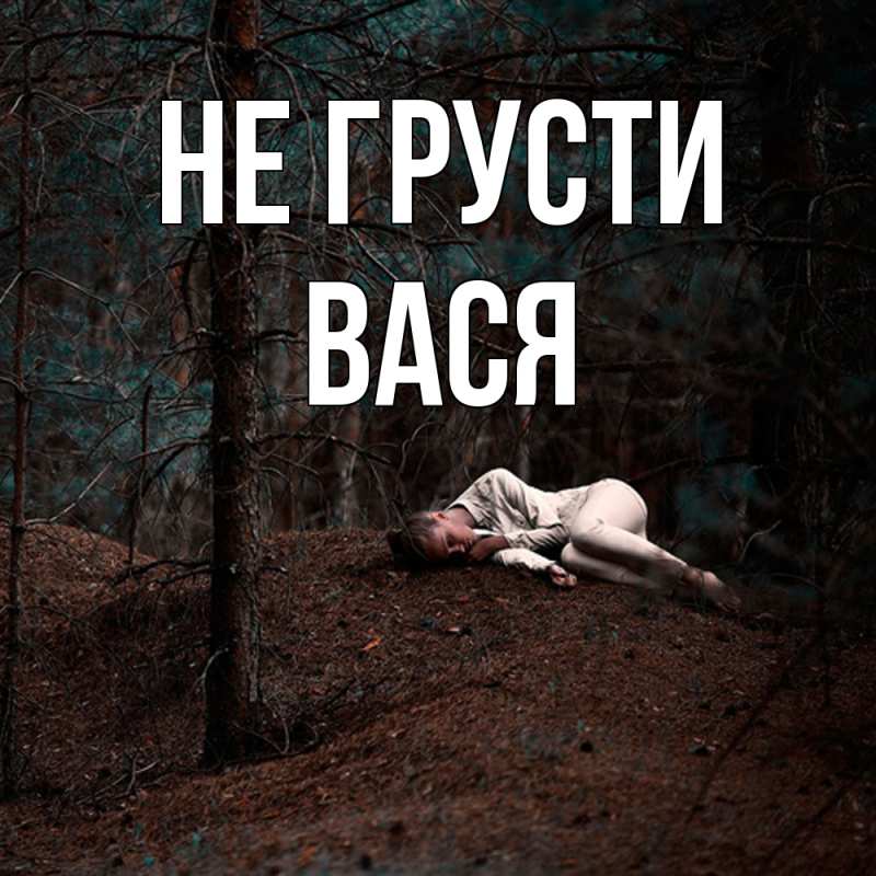 Картинка Не грусти, Вася