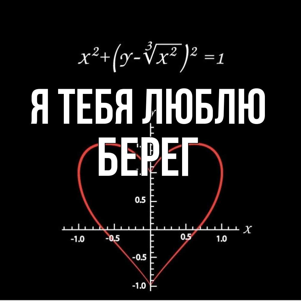 Открытка на каждый день с именем, Берег Я тебя люблю сердечная формула Прикольная открытка с пожеланием онлайн скачать бесплатно 