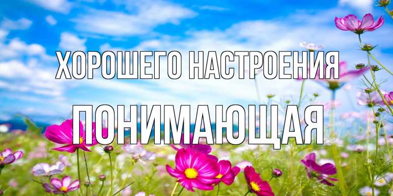 Картинка Хорошего настроения, Понимающая