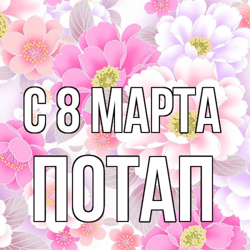 Картинка C 8 МАРТА, Потап