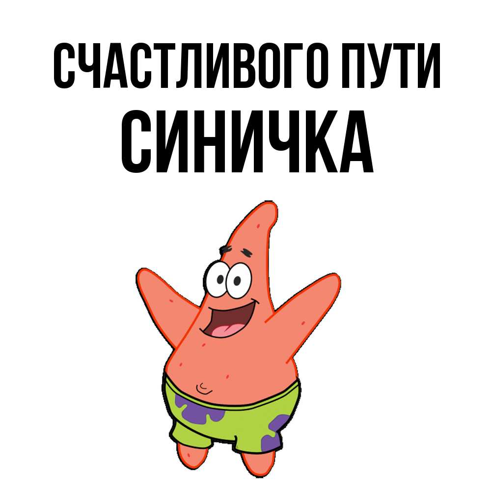 Открытка на каждый день с именем, Синичка Счастливого пути желает тебе хорошей дороги Прикольная открытка с пожеланием онлайн скачать бесплатно 