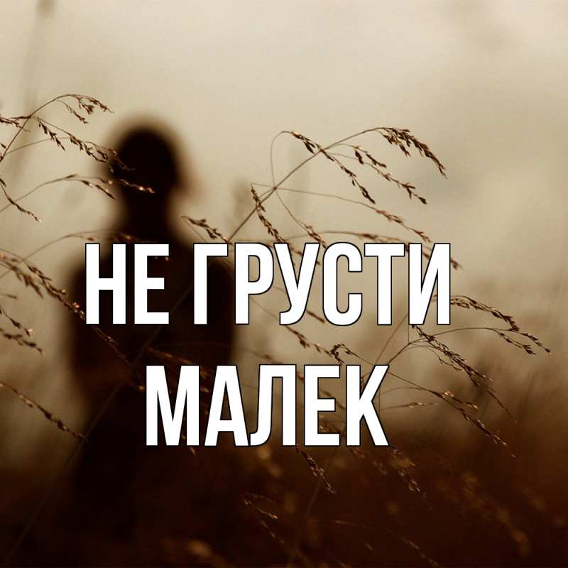 Картинка Не грусти, Малек