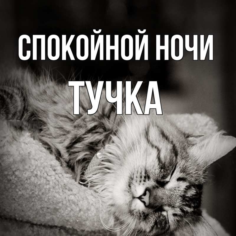 Картинка Спокойной ночи, Тучка