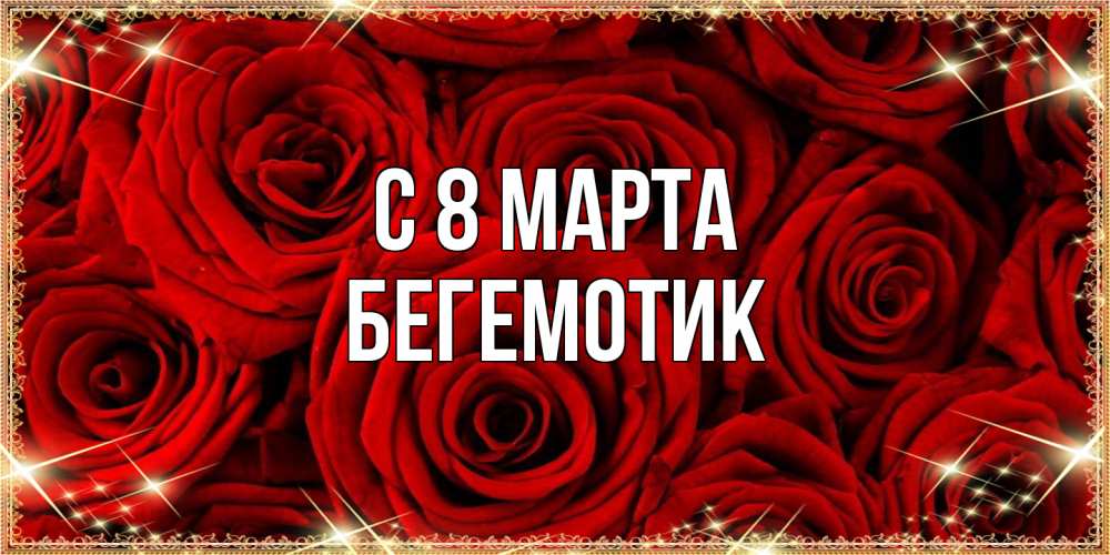 Открытка на каждый день с именем, Бегемотик C 8 МАРТА открытка для любимой Прикольная открытка с пожеланием онлайн скачать бесплатно 