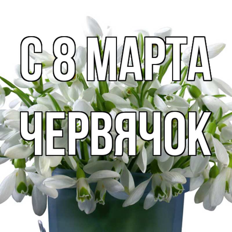 Картинка C 8 МАРТА, Червячок