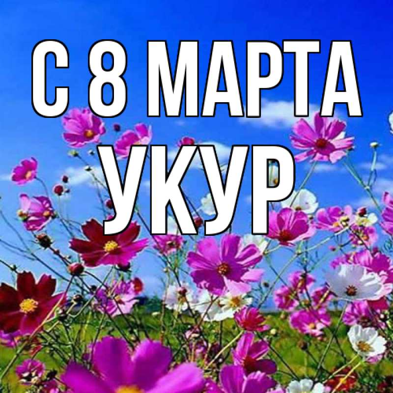 Картинка C 8 МАРТА, Укур