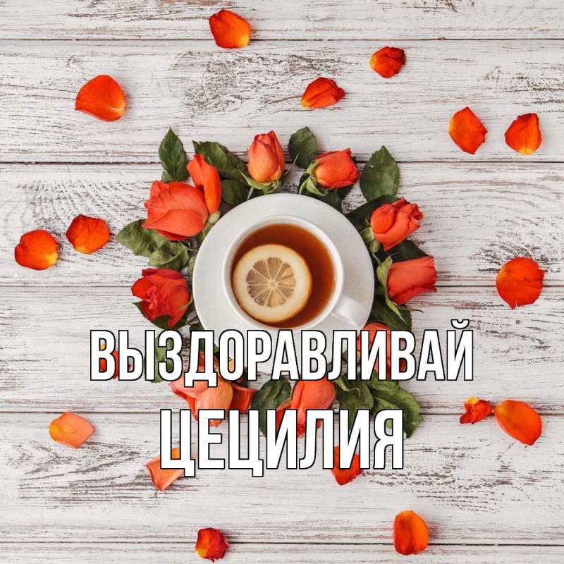 Картинка Выздоравливай, Цецилия
