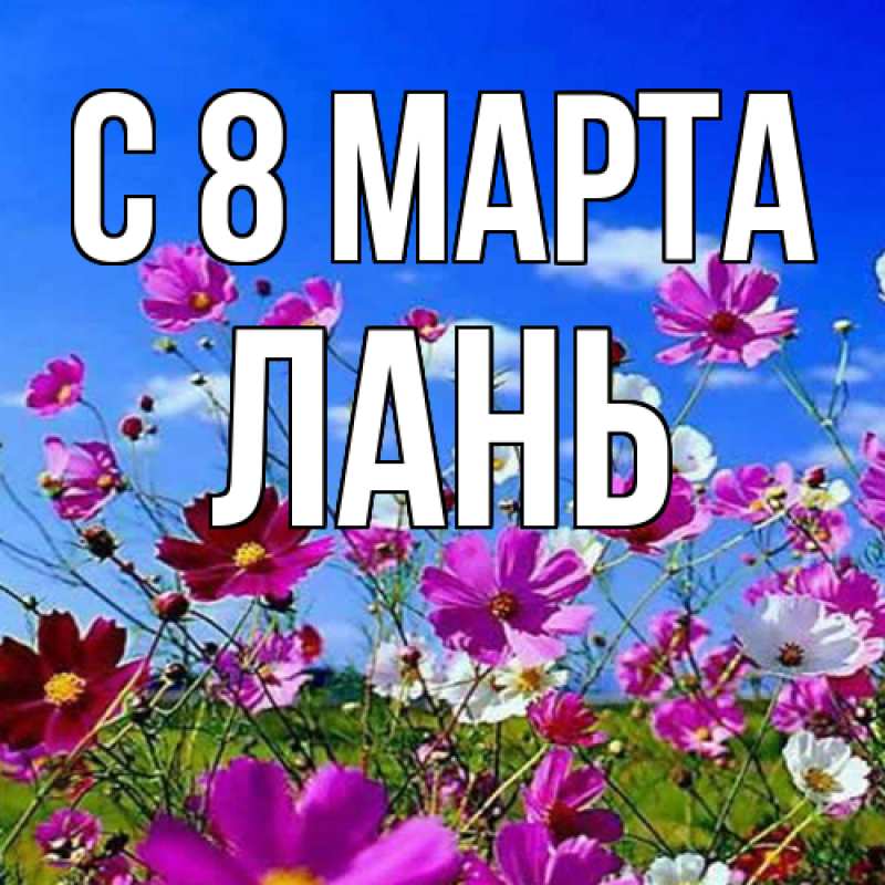 Картинка C 8 МАРТА, лань