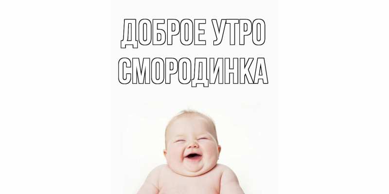 Картинка Доброе утро, смородинка