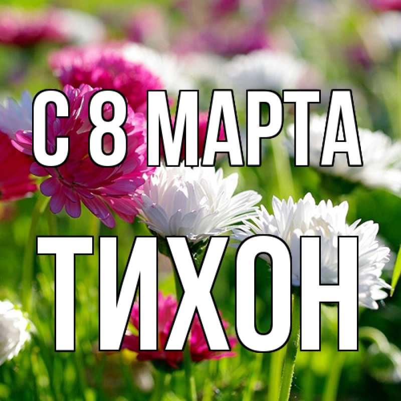 Картинка C 8 МАРТА, Тихон