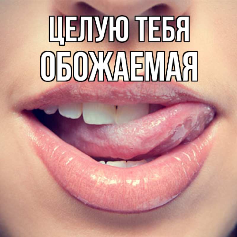 Картинка Целую тебя, обожаемая