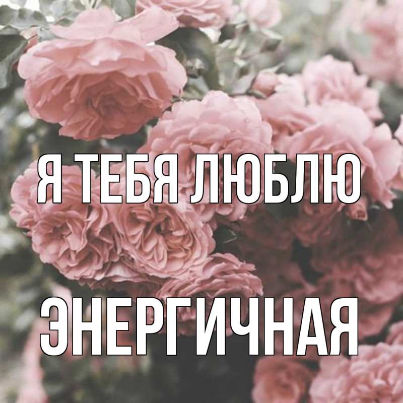Картинка Я тебя люблю, Энергичная