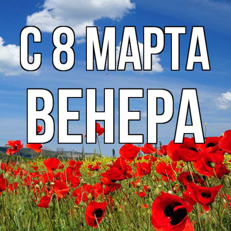 Картинка C 8 МАРТА, Венера
