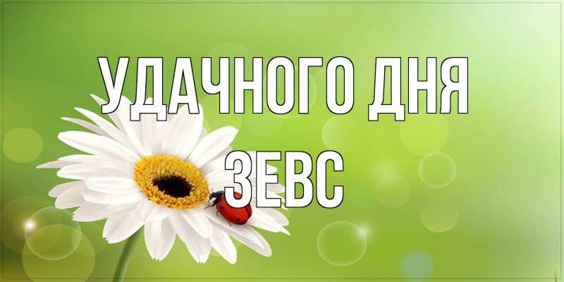 Картинка Удачного дня, Зевс