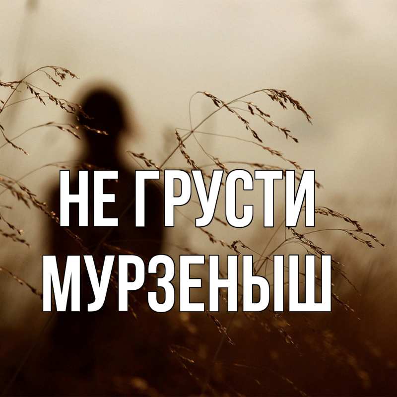 Картинка Не грусти, мурзеныш