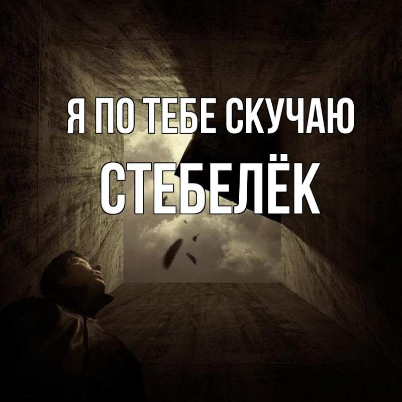Картинка Я по тебе скучаю, Стебелёк