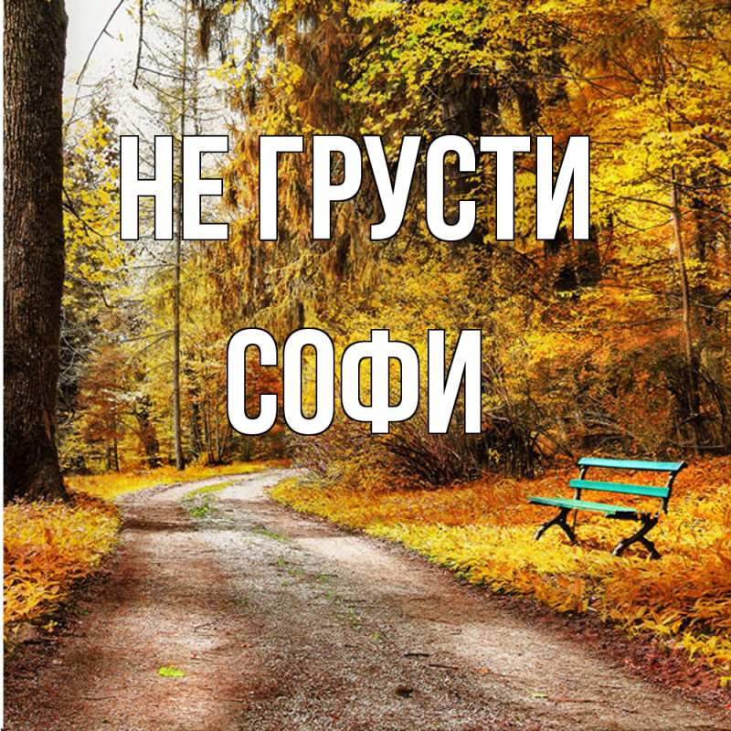 Картинка Не грусти, Софи